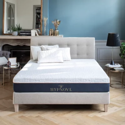 Matelas ergonomique Aristote qui possède 3 technologie de chez Hypnove