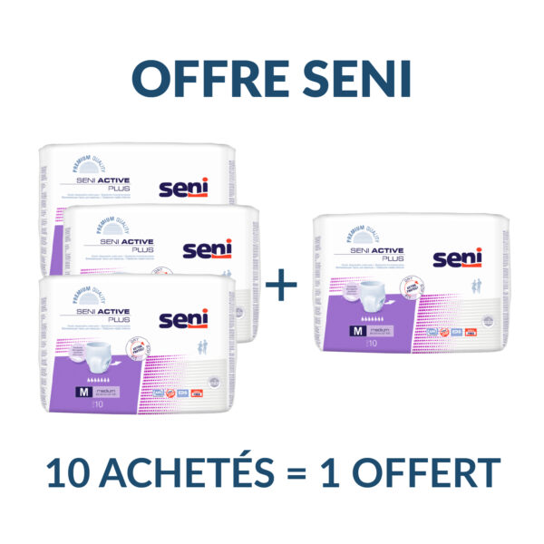SENI ACTIVE PLUS (Nuit) 10 + 1 OFFERT