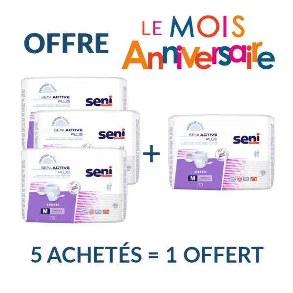 SENI ACTIVE PLUS (Nuit) 5 + 1 OFFERT